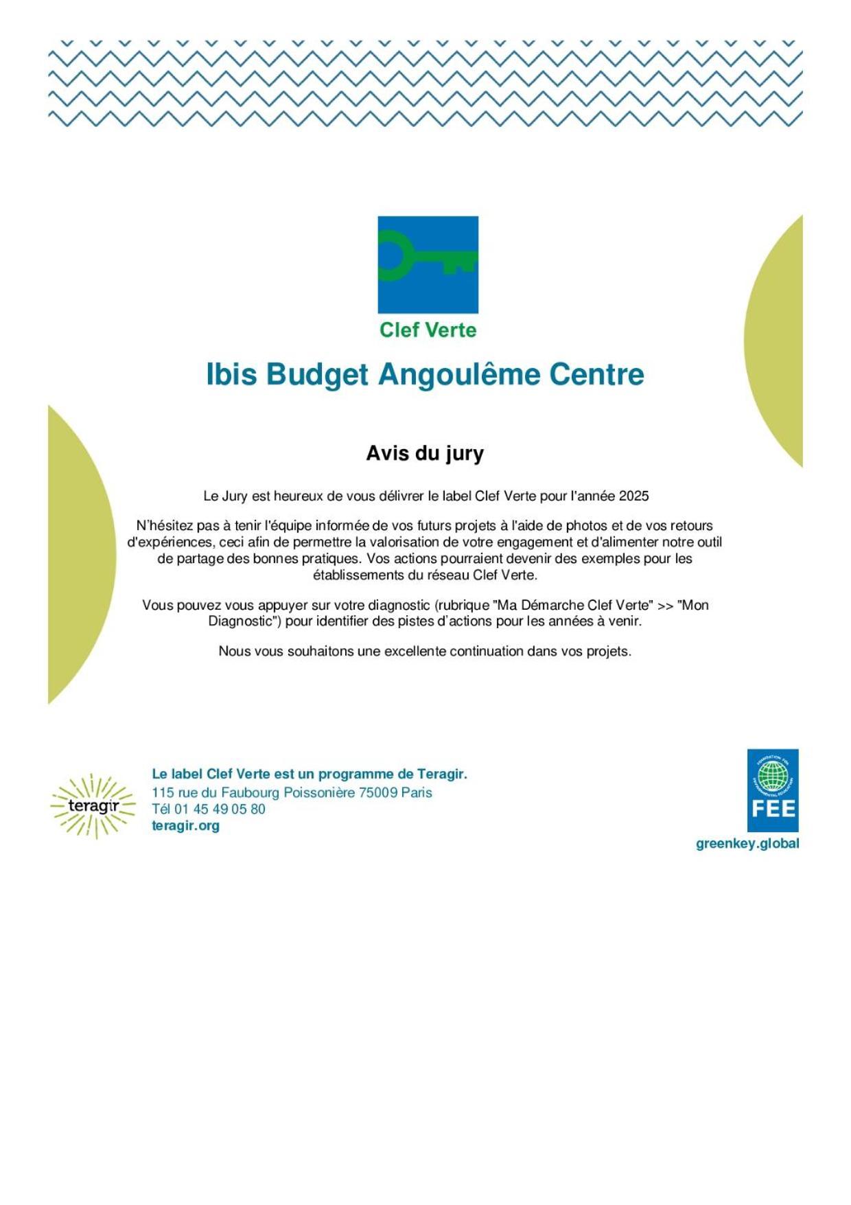 Ibis Budget Angouleme Centre Exterior foto